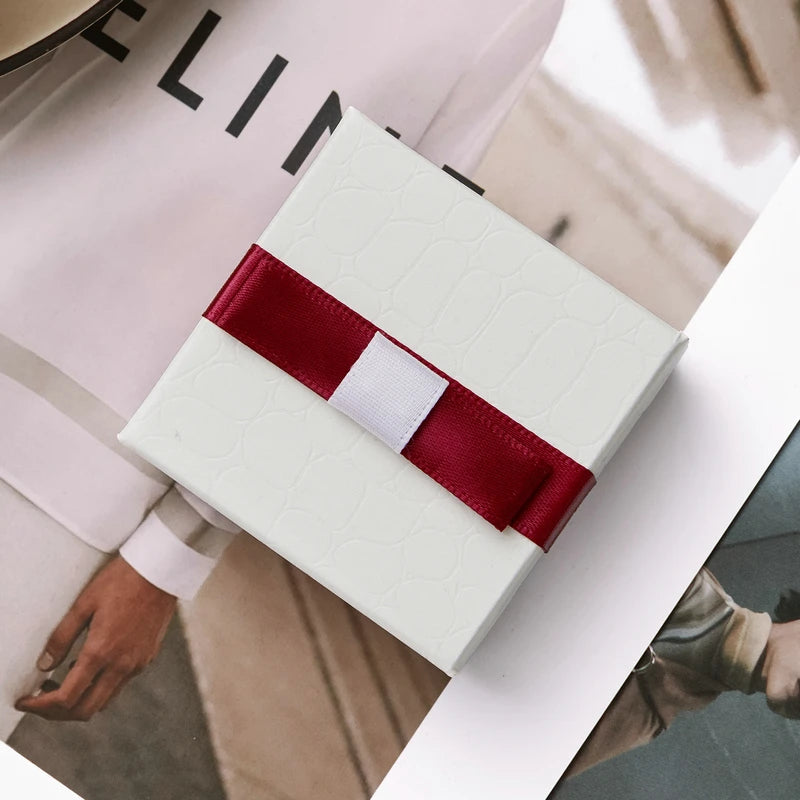 WOSTU 925 Sterling Silver Turquoise Waterdrop Ring for Women