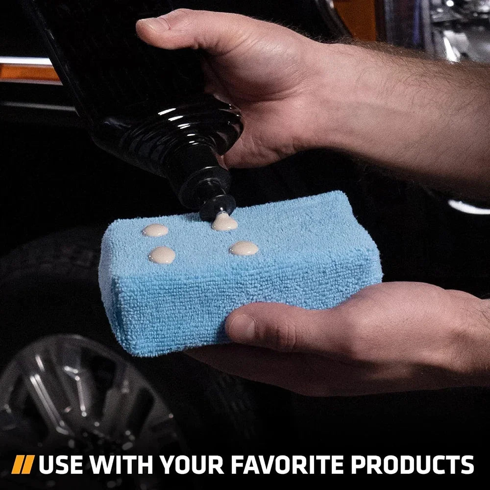 Car Wax Applicator Pads Set of 20 Microfiber Polishing Sponges Soft Foam for Auto Detailing and Paint Care