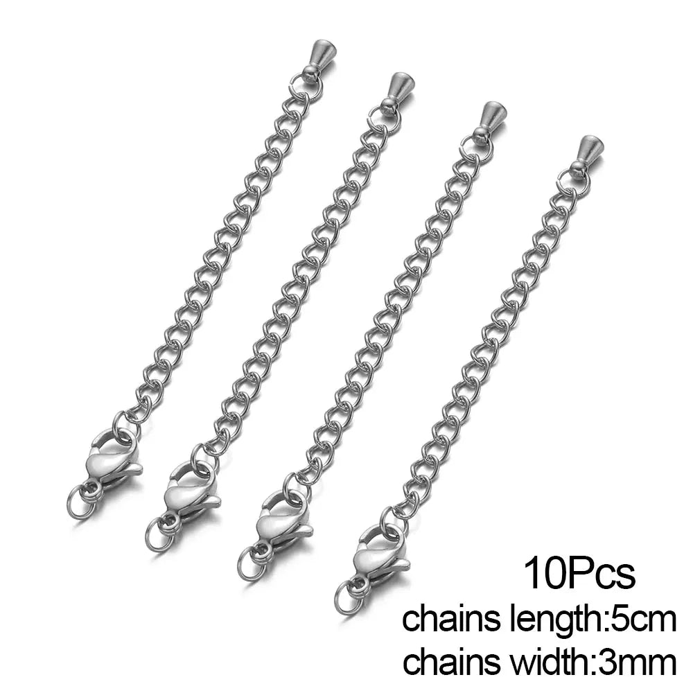 Stainless Steel Lobster Clasps Connector for DIY Jewelry Making