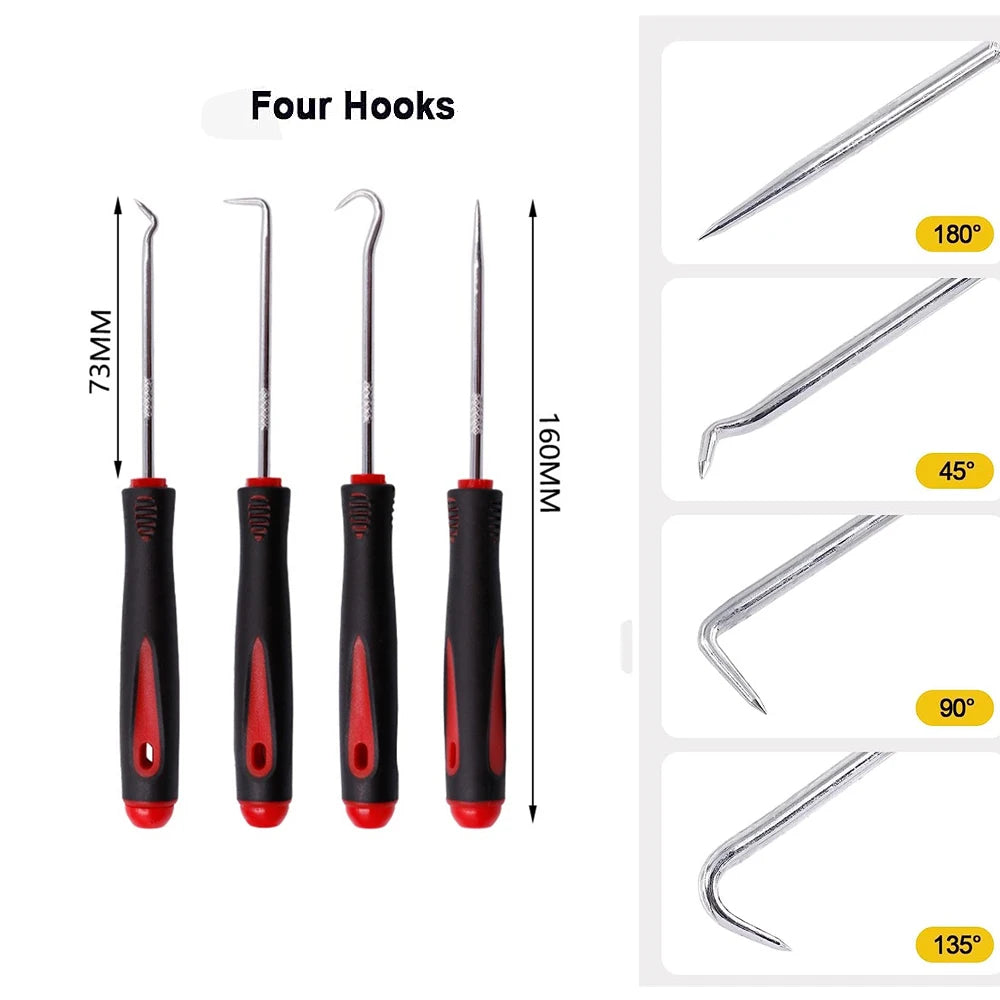 419PCS Universal O-Ring Assortment Set with 32 Sizes of Nitrile Rubber Seals for Plumbing Automotive and Faucet Repairs