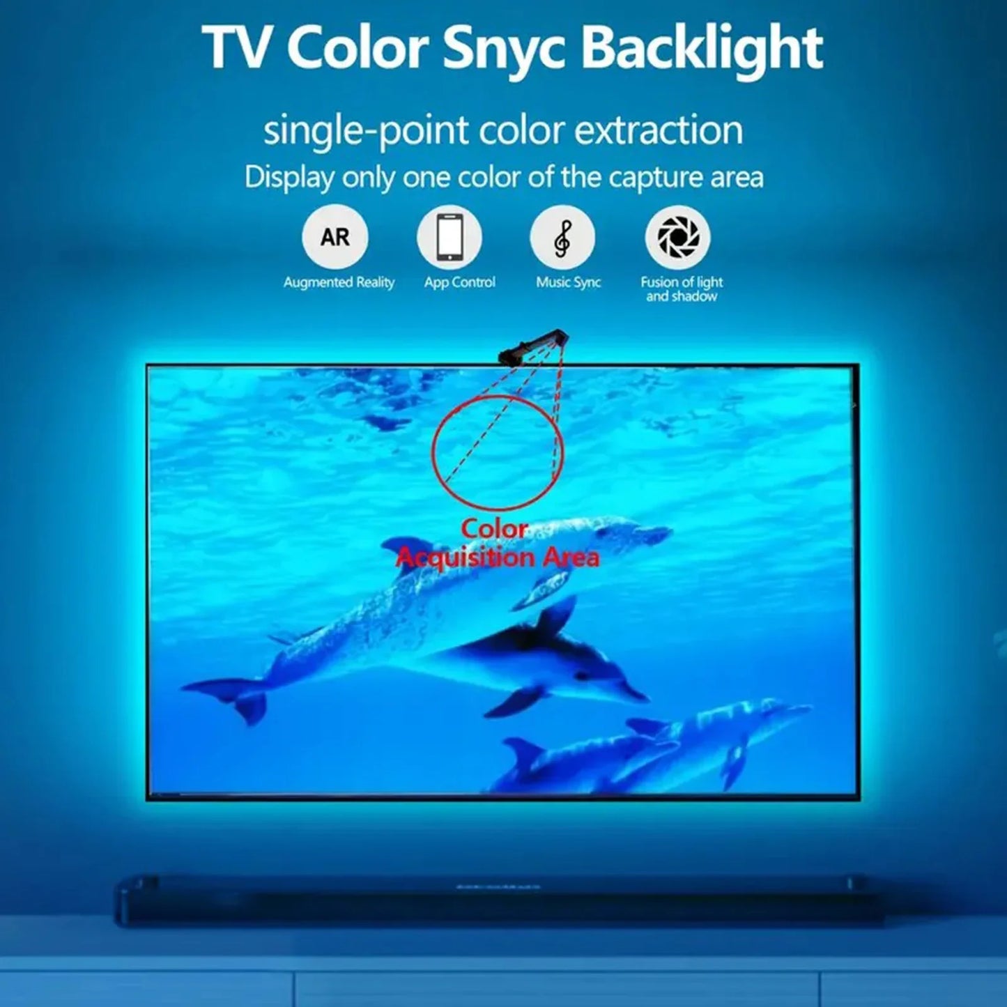 PC/TV Led Backlight RGBIC LED Strip Light with App Control
