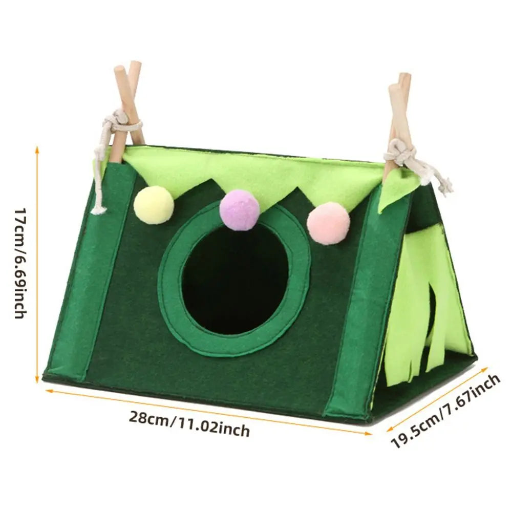 Small Pet Nest Felt Tent Rabbit Nest Hamster House Hamster Cage Large Guinea Pig Cage Guinea Pig Small Animal Bed Accessories