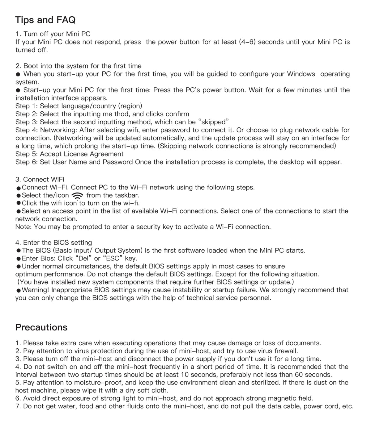 FIREBAT T8 Pro Plus Mini PC Intel Celeron N5095 8GB 16GB 256GB 512GB