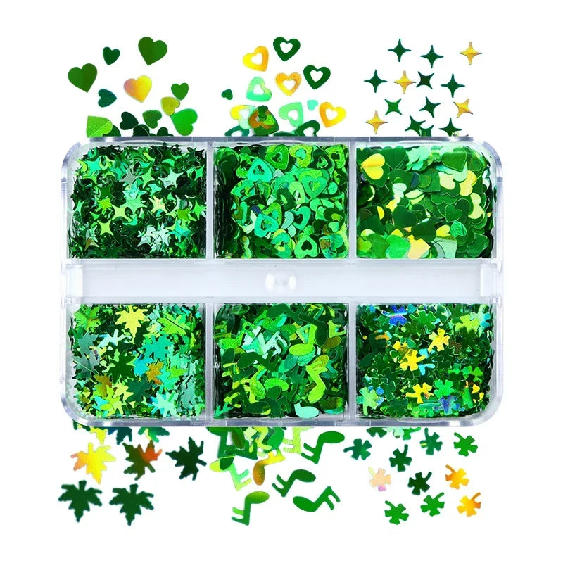 Holographic Glitter English Alphabet Flakes For DIY Resin