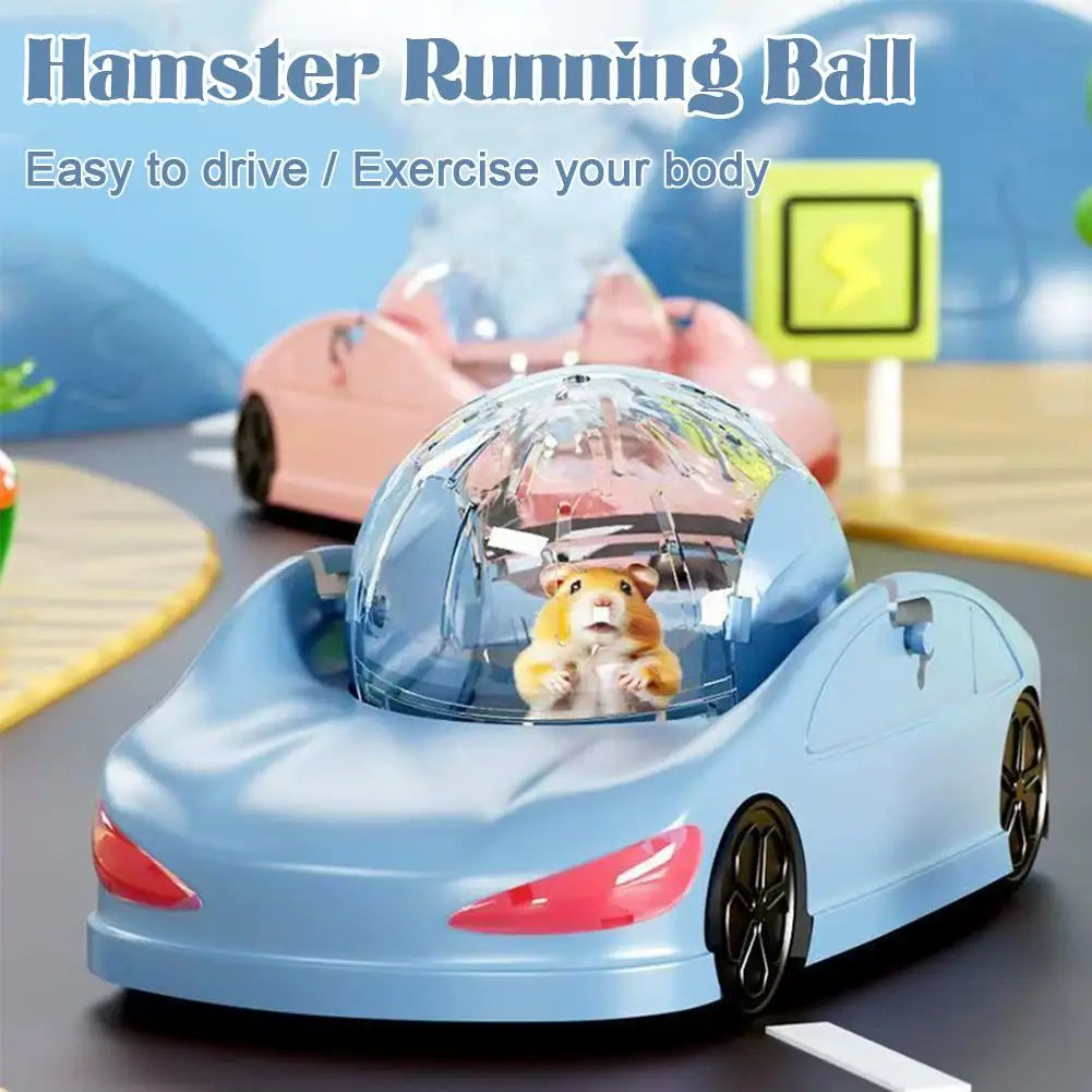 Hamster Running Ball Extra Large Transparent Rolling Toy Car Exercise Wheel For Small Pets Ferrets Golden Bear Sports Desig I1X7
