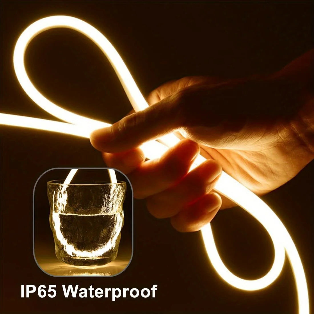 LED Strip Neon Light USB DC 5V Waterproof Dimmable Touch Sensor