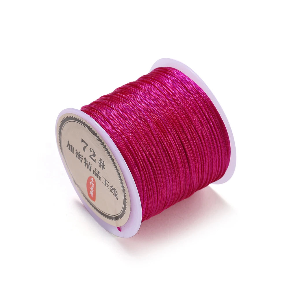10/50M 0.8mm Nylon Thread Cord for DIY Jewelry Making