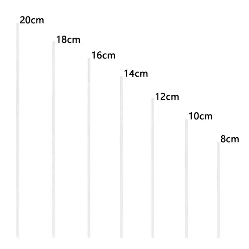 30-100Pcs Waxed Cotton Candle Wicks Set Smokeless DIY Supplies