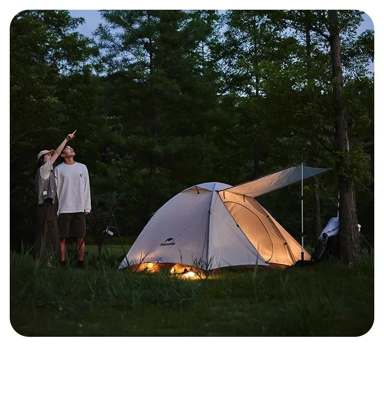 Naturehike Camping Tent 2-3 People Waterproof Ultralight UPF50+ Outdoor Shelter