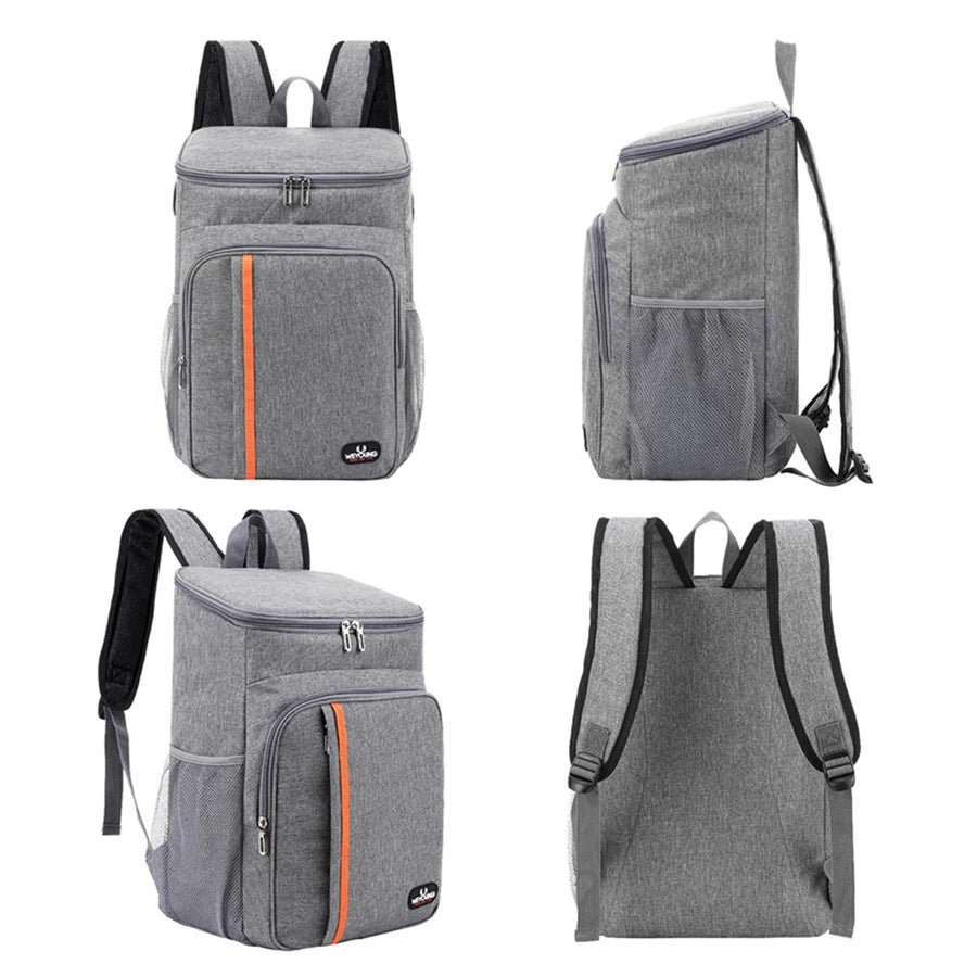 18L Portable Thermal Lunch Bag Cooler Insulated Waterproof Case