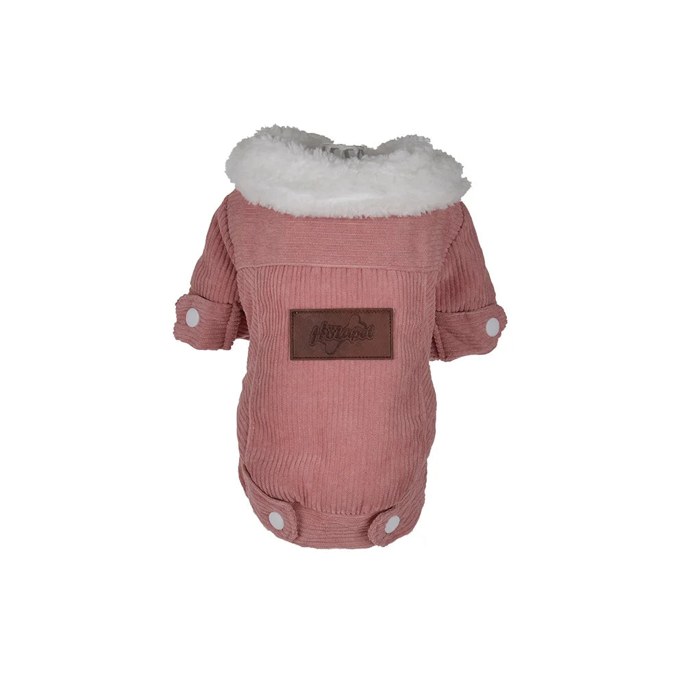 Autumn Winter Cat Clothing Thicken Fleece Kitten Striped Jacket Coat for Small Medium Cats Dogs Pug Chihuahua Teddy Pet Clothing