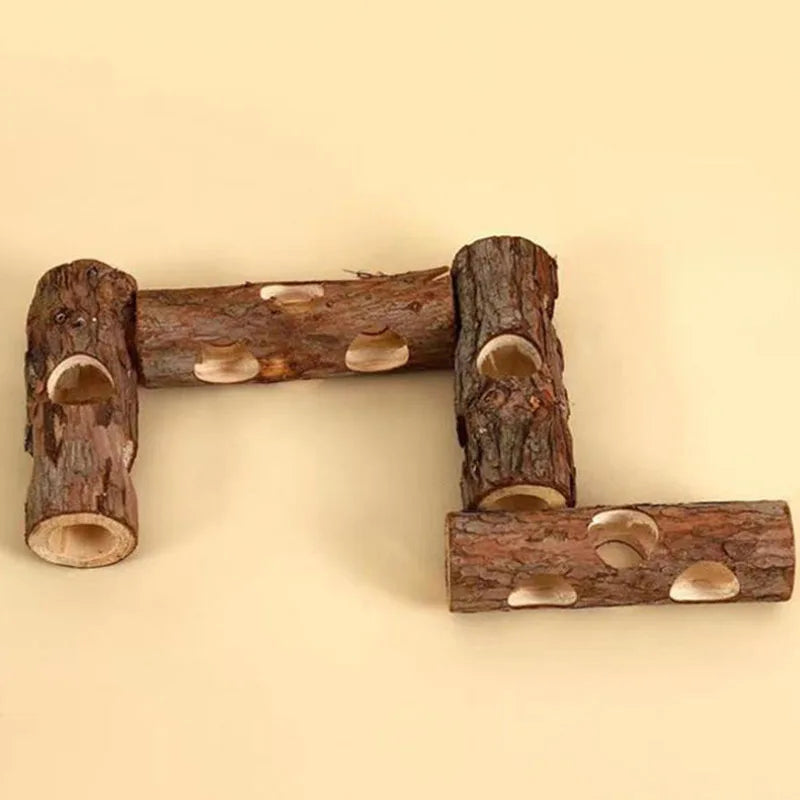 Natural Pet Toy Grinding Cleaning Chew Toy Small Pets Toys For Hamster Rabbit Grinding Products Made of Apple Tree Wood