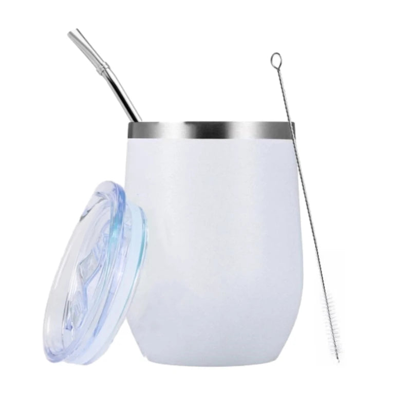 Yerba Mate Gourd Set Double-Wall Stainless Steel Cup and Bombilla