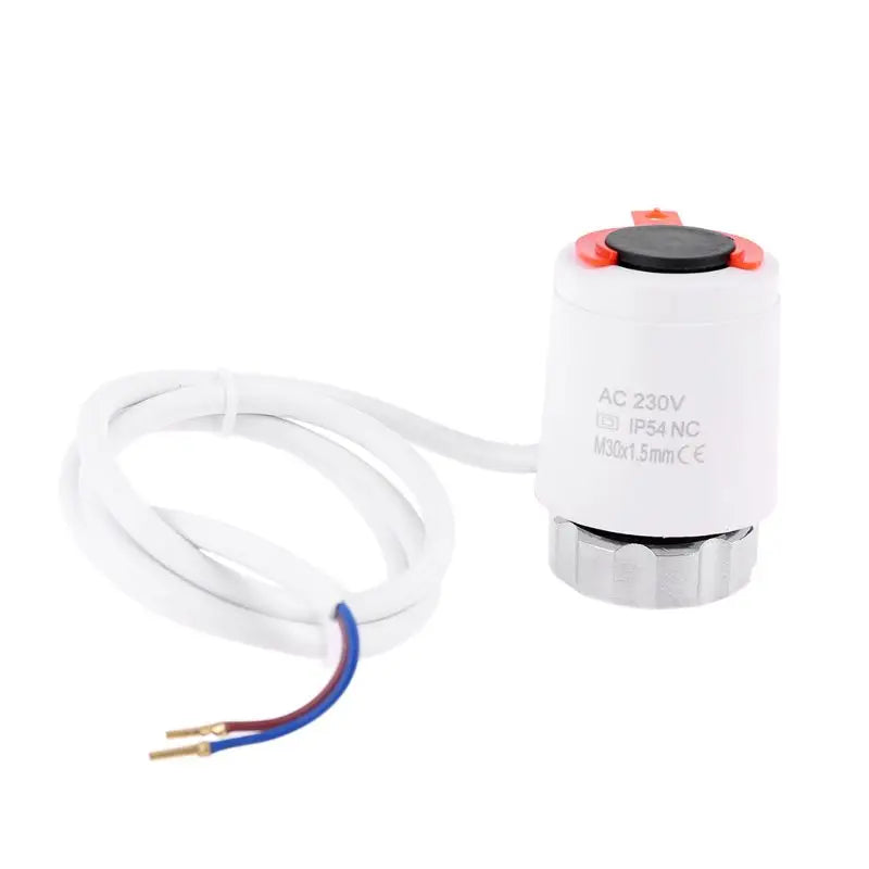 Actuador térmico eléctrico de 230 V para radiador con colector de calefacción por suelo radiante, válvula NC N58A