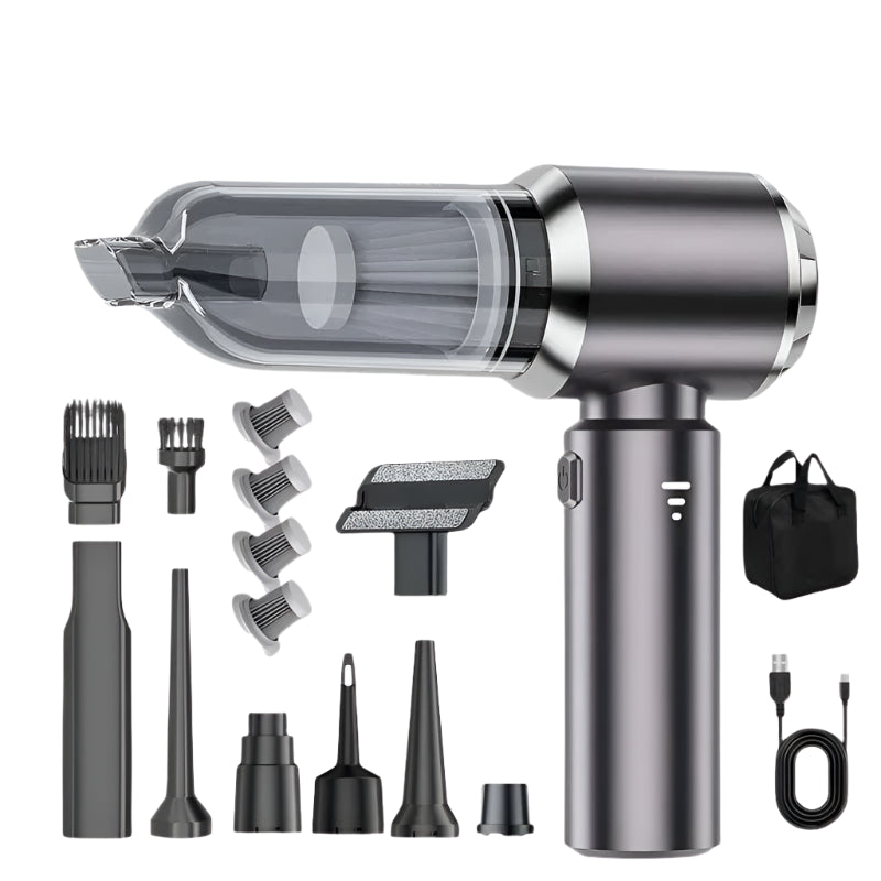 Car Vacuum Cleaner 360000Pa Mini Wireless Handheld