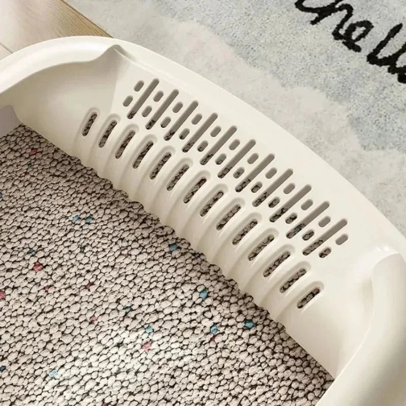 Cat Litter Box Small Size Pet Sandbox Anti-Splash Toilet