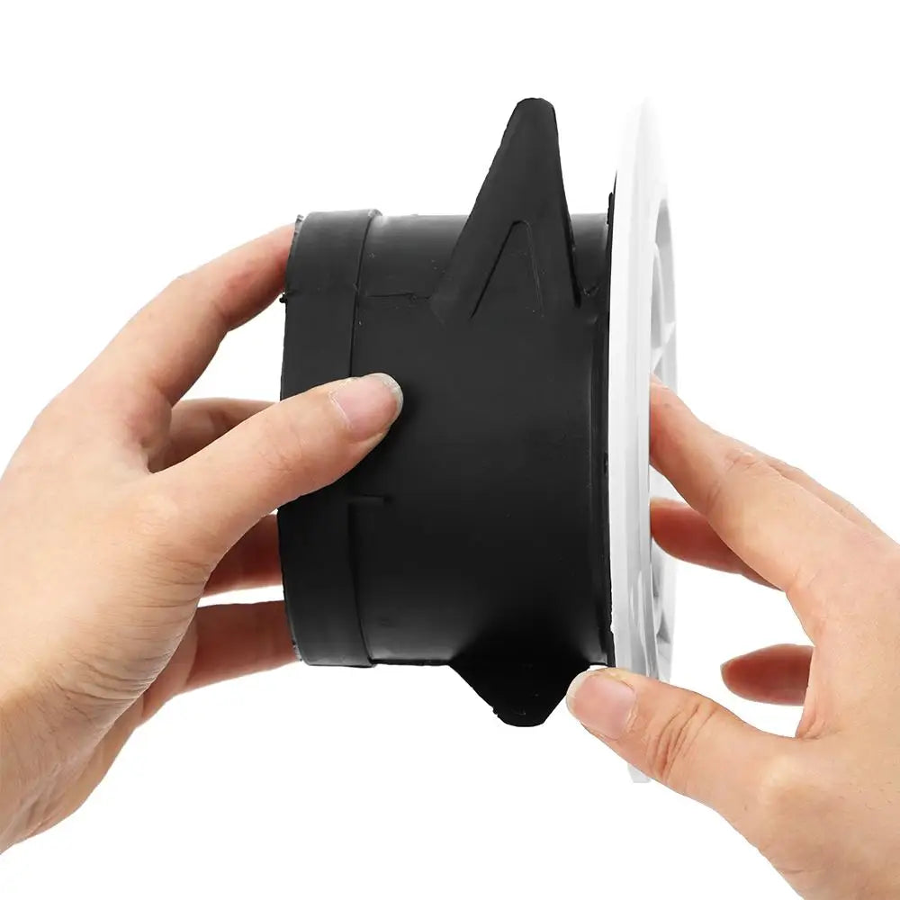 Adjustable Air Ventilation Cover Round Ducting ABS Grille for Kitchen and Bath Air Outlet