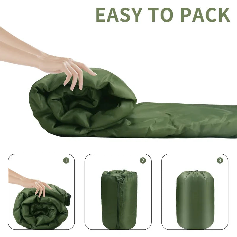 Ultralight Waterproof 4 Season Camping Sleeping Bag Warm Envelope for Backpacking and Hiking