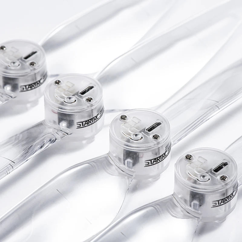 4pcs Mini 4 Pro Rechargeable LED Light Flash Propellers for DJI Mini 3 Pro Air 3