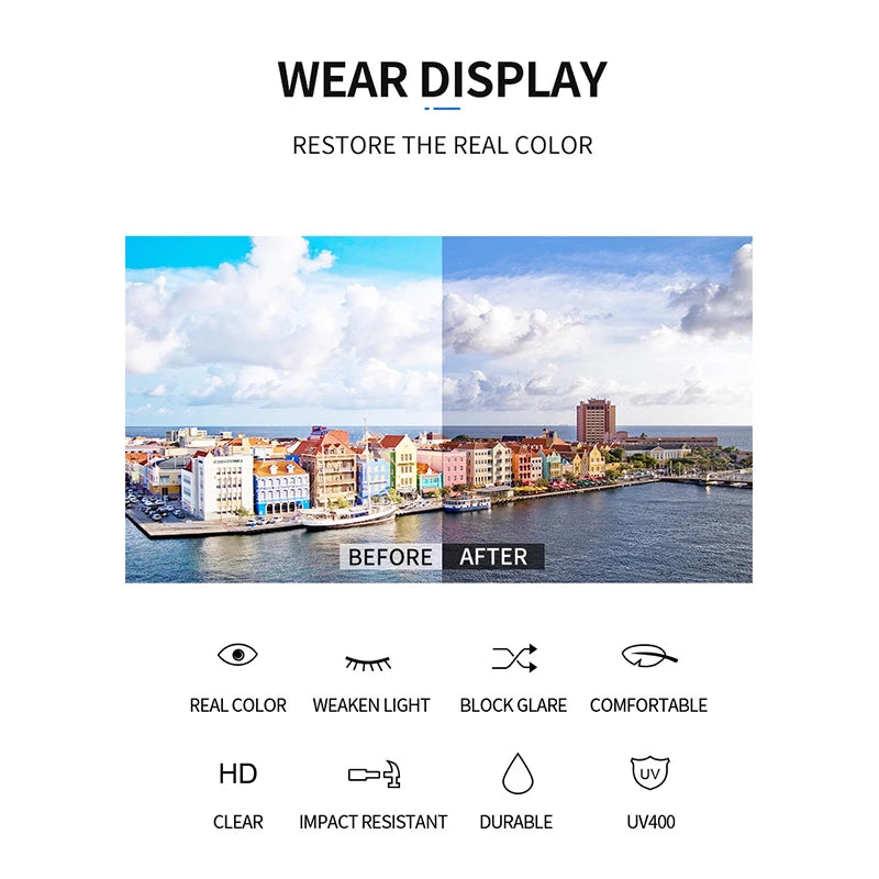 Men Women Polarized Sunglasses Over Myopia Glasses Vintage Outdoor Goggles