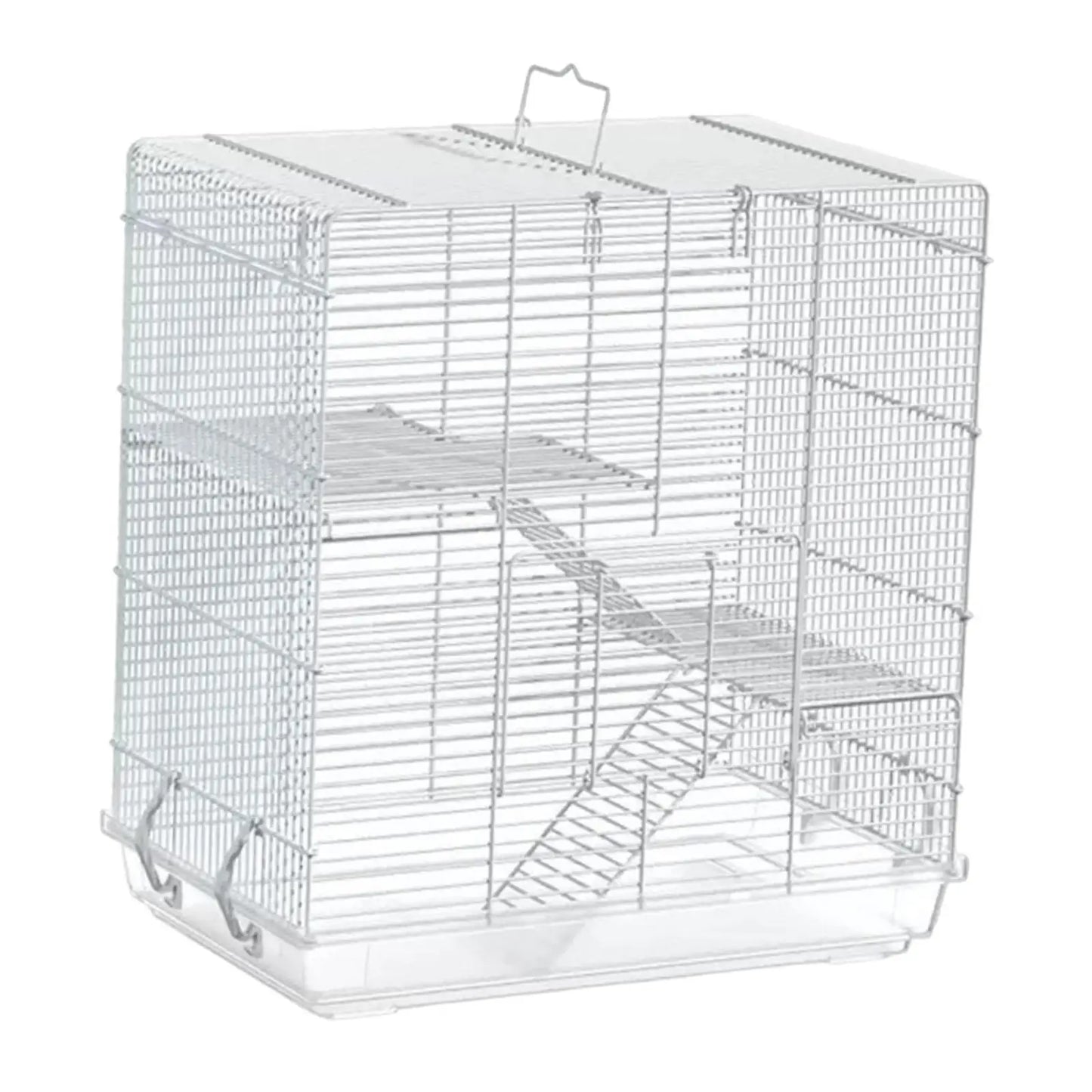 Metal Wire Bird Cage with Handle Play Cage Decor Tabletop Parrot Cage Birdcage for Lovebird Budgies Parrots Pigeon Ringneck