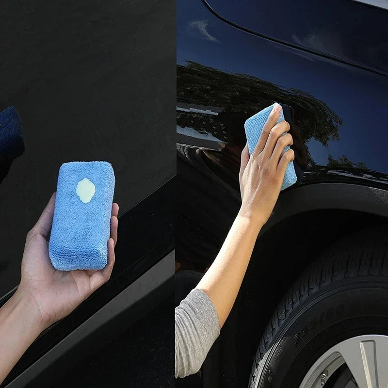 Car Wax Applicator Pads Set of 20 Microfiber Polishing Sponges Soft Foam for Auto Detailing and Paint Care