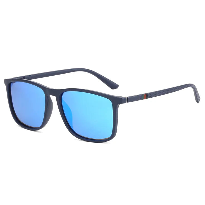 New Classic Fashion Polarization Sunglasses Men's And Women's Square Large Frame UV Protection Fishing Driving Glasses