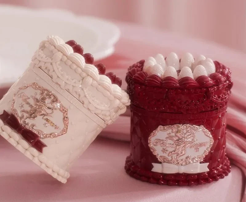 Flowerknows Strawberry Cupid Matte Velvet Lipstick Cake Lip Mud Lip Gloss Lip Cream for Women