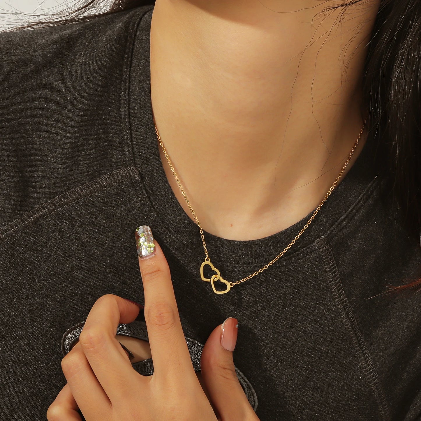 Eternal Rose Box With Heart Necklace For Mom Mother's Day Gift