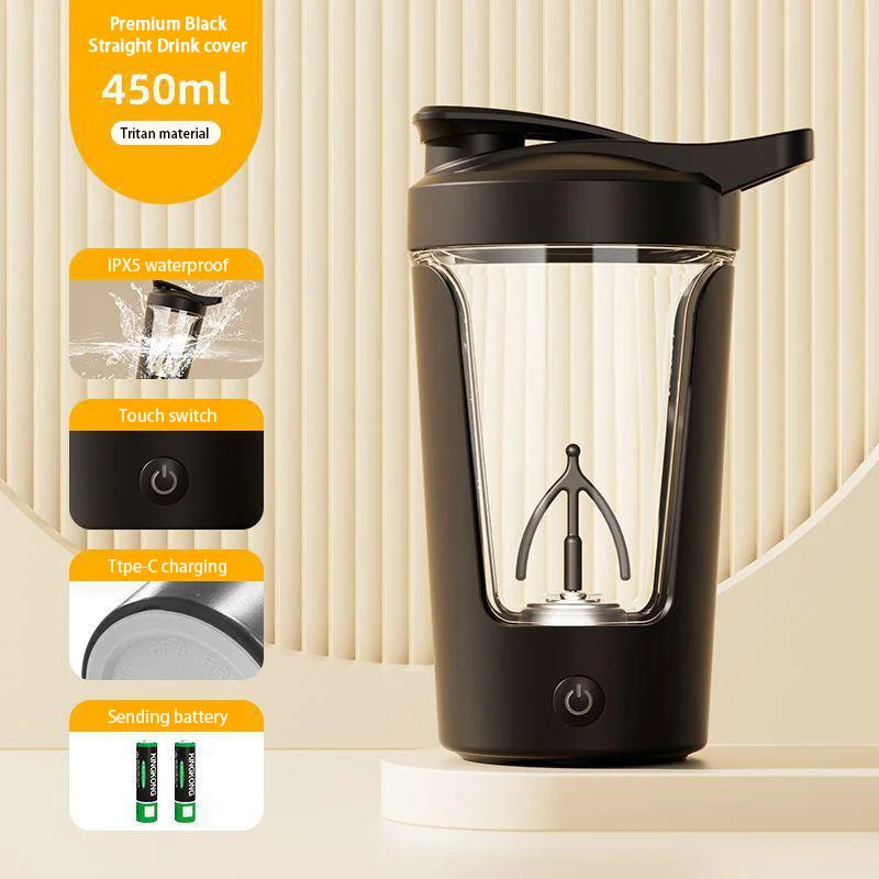USB Shaker Cup β 450ml Rechargeable Electric Protein & Meal Replacement Mixer for Gym & Travel