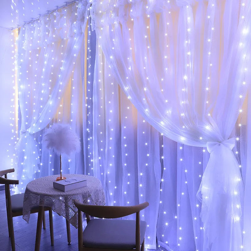 6x3M/3x3M USB Power Fairy Lights Curtain Garland Decor
