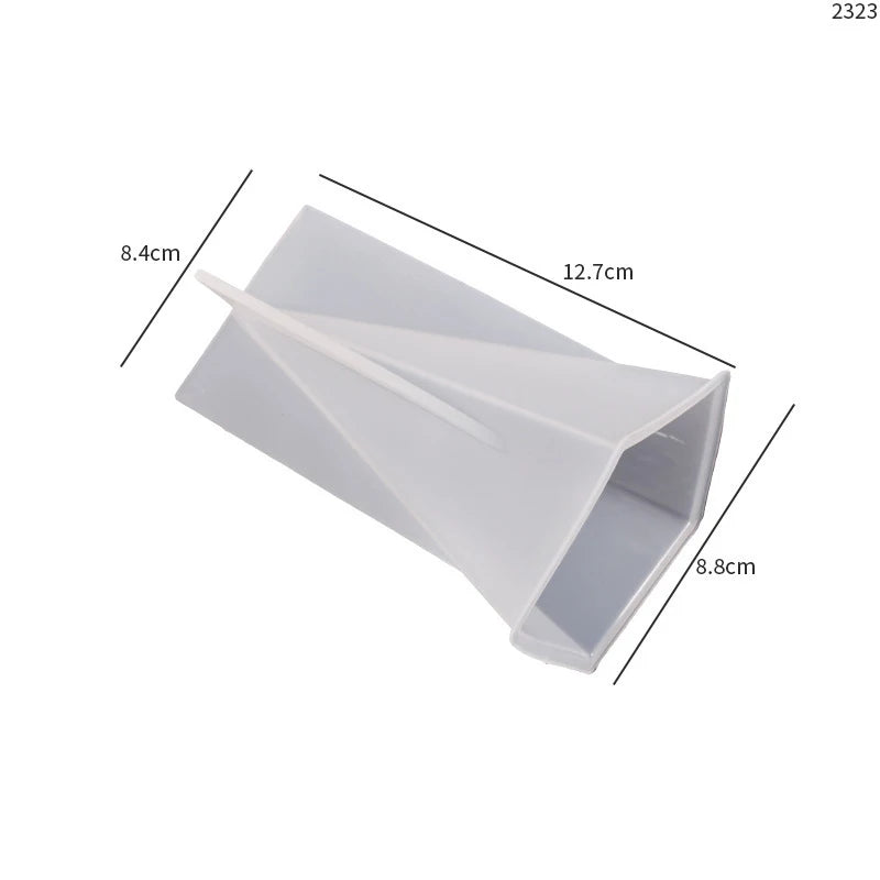 Classical Striped Roman Cylindrical Silicone Candle Mold for DIY Handmade Candles