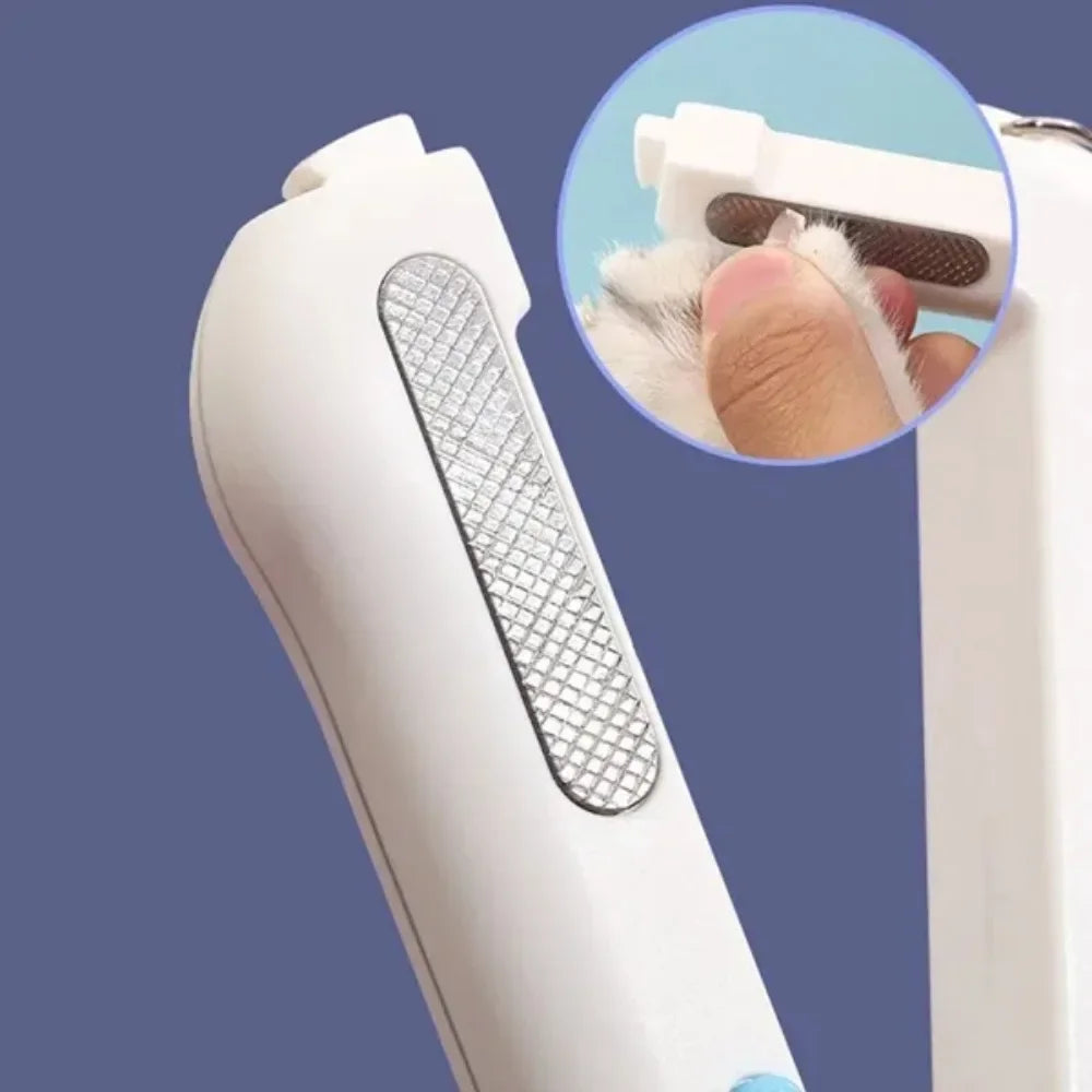 Professional Pet Nail Clipper with LED Light for Cats and Small Dogs - Safe and Easy Claw Grooming Tool