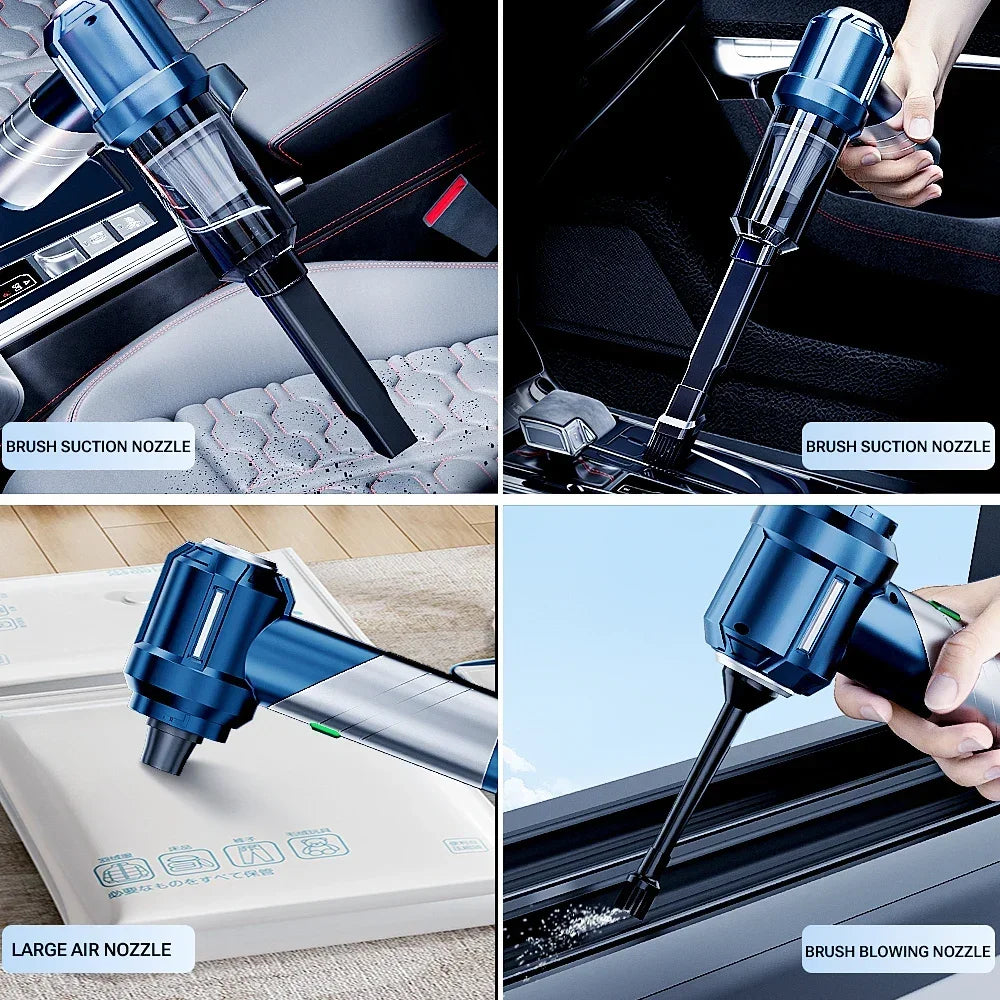 Cordless Mini Handheld Car Vacuum Cleaner with Strong Suction for Effortless Cleaning