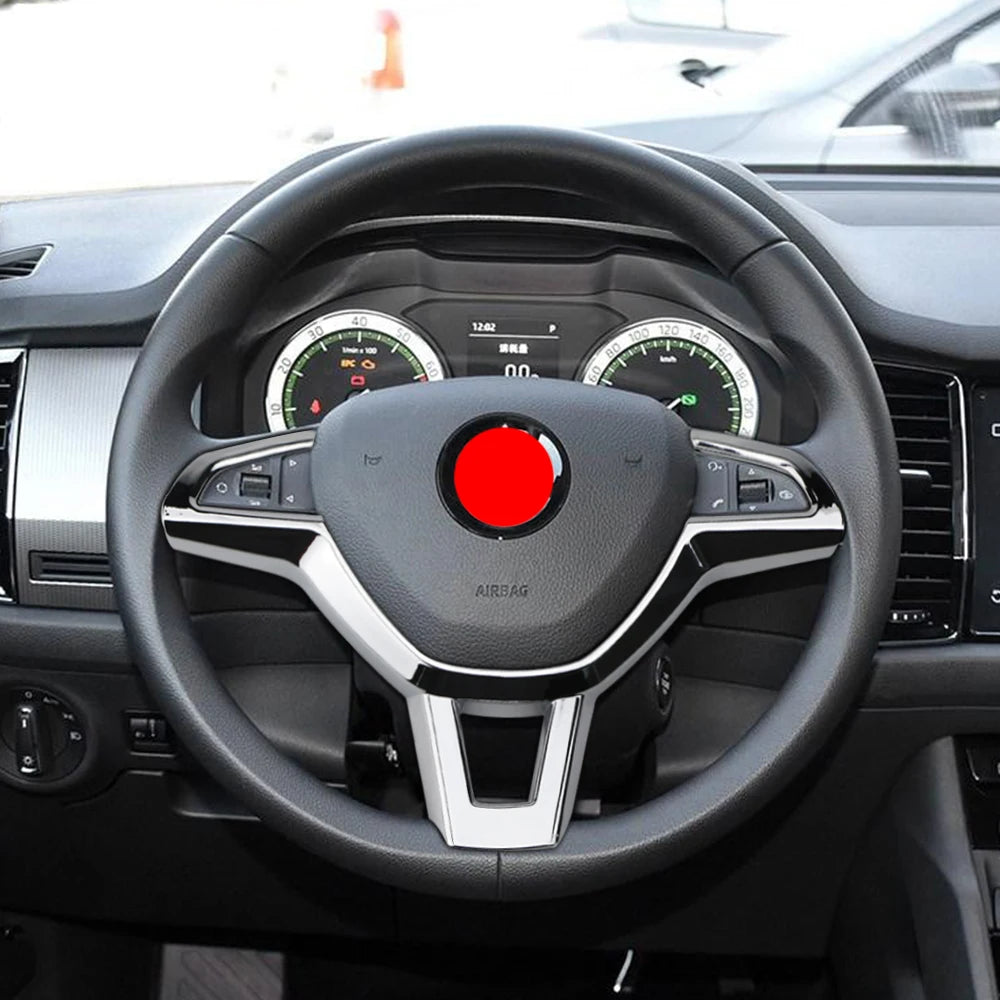 Car Steering Wheel Braid Cover 100% Fit for Skoda Models