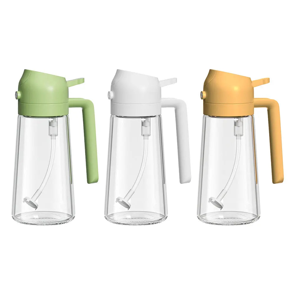 2in1 470ml Plastic Spray Oil Sprayer Bottle for BBQ Kitchen Tool