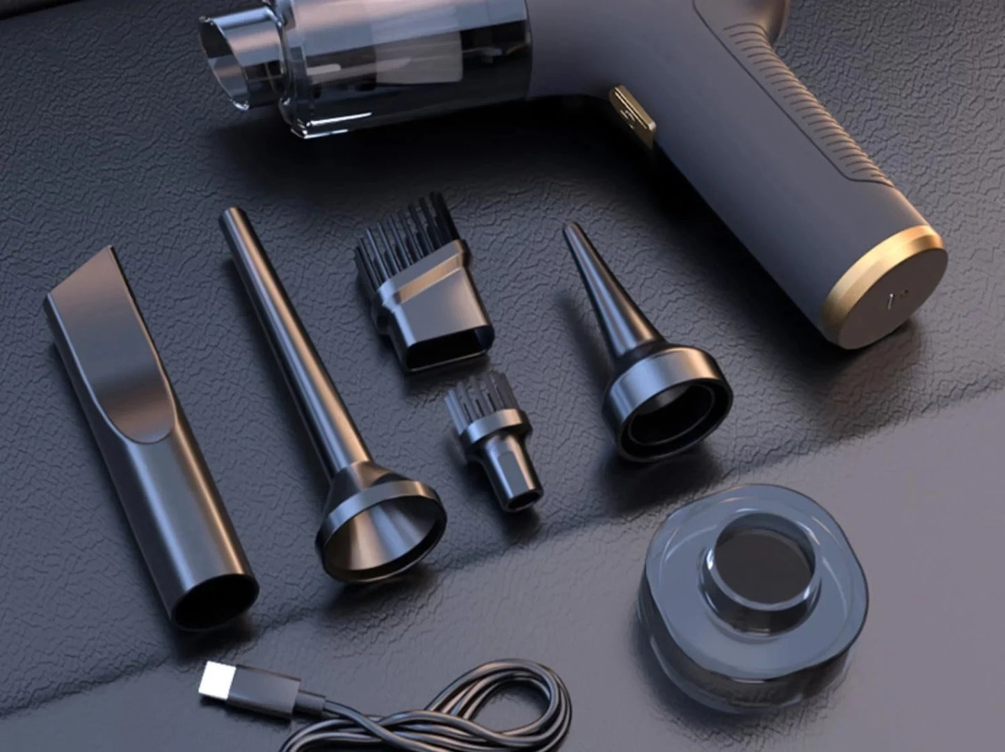 CENRR 98000PA Car Vacuum Cleaner Portable Wireless Strong Suction