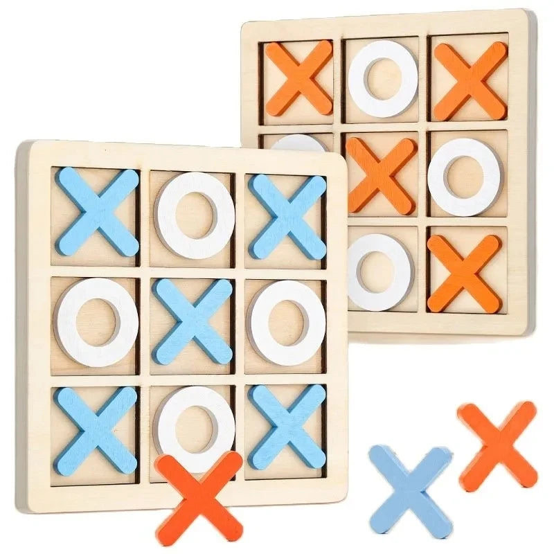 Brain Training Table Game Wooden Puzzle Interactive Chess Gift