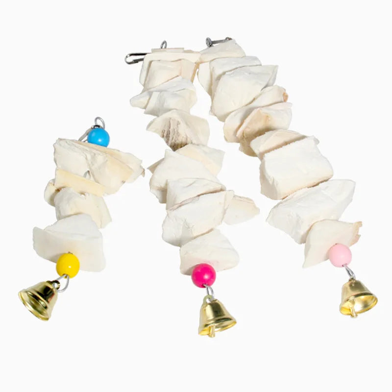 Pet Large Parrot Chewing Toy Cotton Rope Bite Bridge Bird Tearing Toys Cockatiels Training Hang Swings Birds Cage Supplies