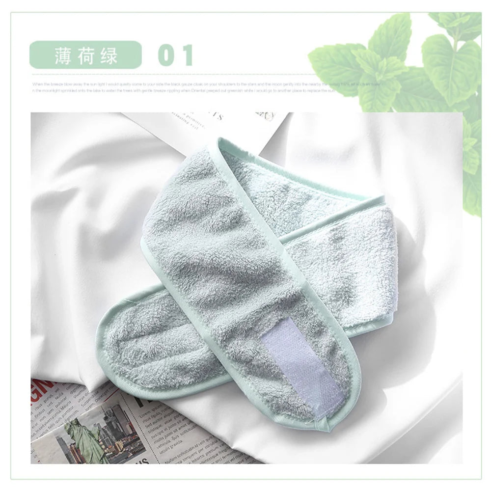 Adjustable Wide Hairband For Yoga Spa Bath Makeup Women