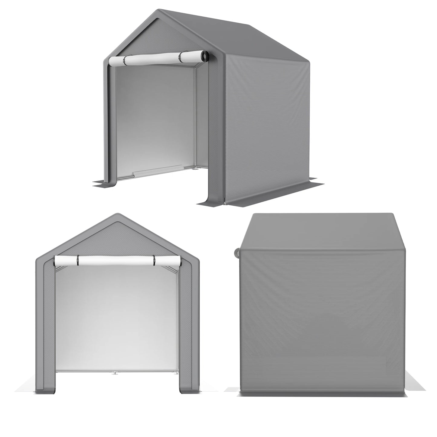 LZBEITEM 6 x 6 ft Portable Heavy Duty Storage Tent Shed