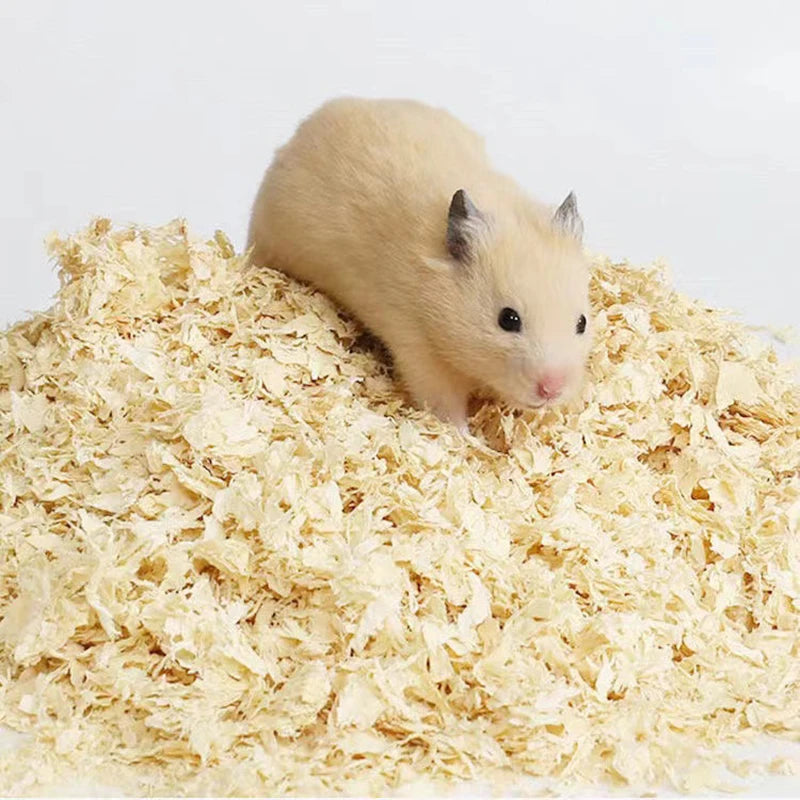 Hamster Sawdust Sterilize Deodorize Fluffy Log Sawdust Dry Warm House Padding Material Small Animal Nest Decorate Accessories