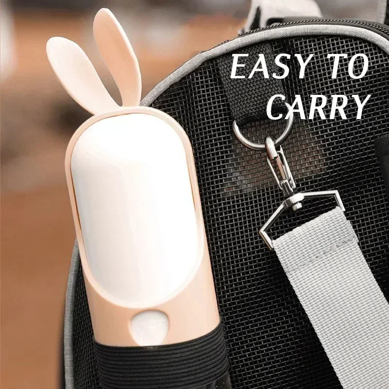 Portable Pet Hydration Bottle with Detachable Bowl 2-in-1 Food and Water Solution for Dogs and Cats Ideal for Outdoor Adventures