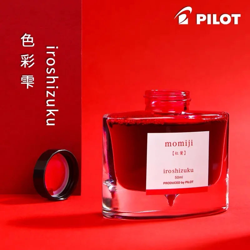 Pilot 25 Color 50ml Fountain Pen Ink Set with Glass Bottles for School and Office Use