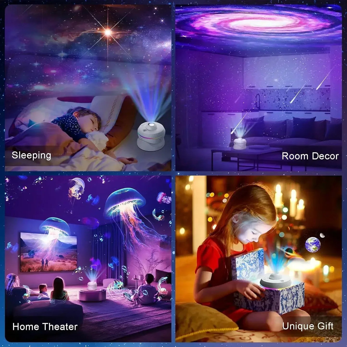 Xiaomi LED Night Light Galaxy Star Projector 4K HD 13 in 1 Planetarium for Bedroom Decor and Children Gift