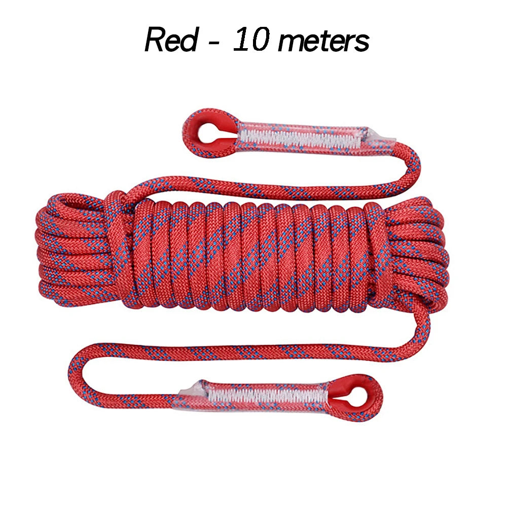 12mm 50m Outdoor Climbing Rope Static Rescue Rope for Mountaineering and Emergency Survival Gear