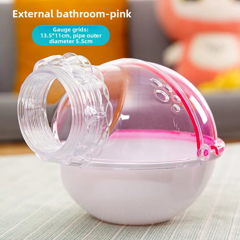 Hamster Cage Tunnel Pipes - DIY Modular Connecting Tubes for Pet Habitat Landscape Design Exercise Run Accessories 햄스터