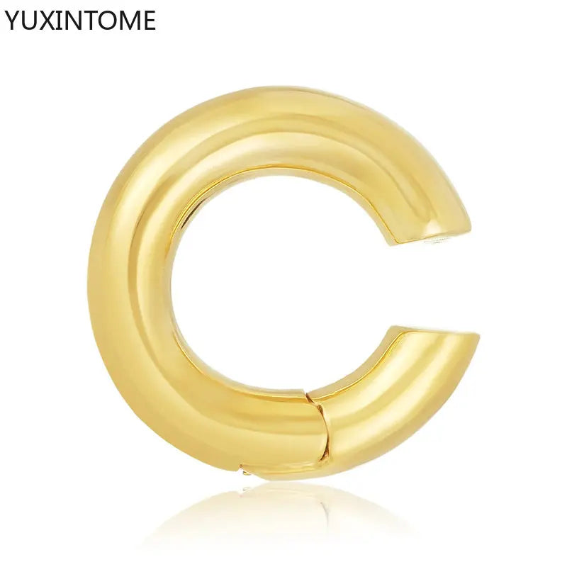 1PC Pave Color Crystal Ear Cuff Adjustable Gold Clip Jewelry