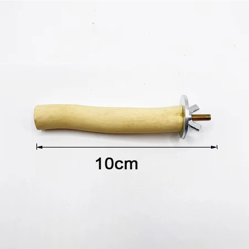 Natural Parrot Wood Fork Branch Perch Bird Cage Hanging Swing Bird Standing Branches Toys Birdcage Accessoriess