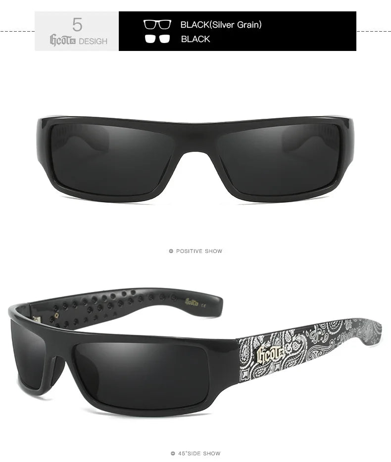 GCOTX Trendy Brand Polarized Sunglasses Hip Hop Style 2024